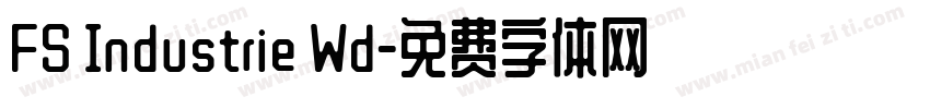 FS Industrie Wd字体转换